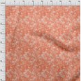 thumbnail image 4 of oneOone Viscose Jersey Orange Fabric Abstract Floral Craft Projects Decor Fabric Printed By The Yard 60 Inch Wide, 4 of 4