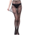 thumbnail image 1 of Penkiiy Bas Résille pour Femmes Pantalons pour Femmes Leggings Aguichant en Maille Transparente Grande Taille Bas Résille Résille Collants Gris Foncé, 1 of 3