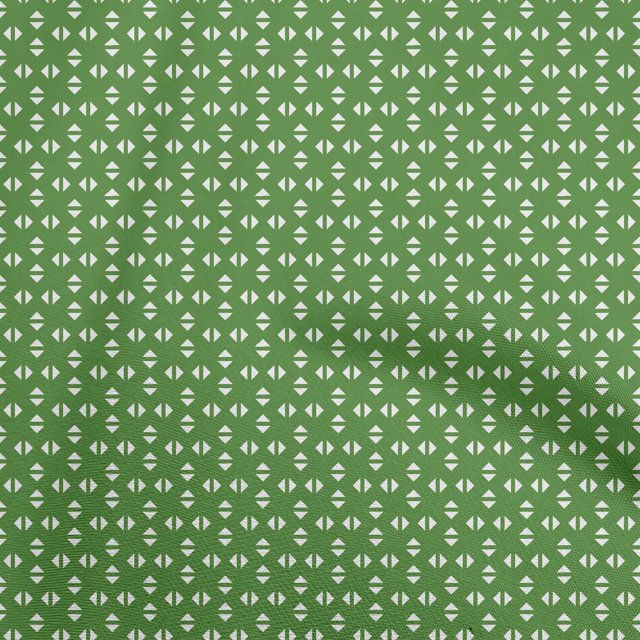 oneOone Polyester Spandex Green Fabric Geometric Sewing Material Print Fabric By The Yard 56 Inch Wide