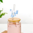 thumbnail image 4 of Lksixu Straw Cup 10mm Color Bow Straw Cap Straw Cup Decorative Baffle Cap Straw Cap Kitchen Gadgets, 4 of 6