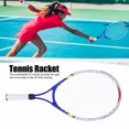 thumbnail image 4 of Kids Tennis Rackets with Carrying Bag, Aluminium Alloy Frame Kids Tennis Racquet Set for Training[Blue], 4 of 9