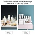 thumbnail image 4 of Large Makeup Capacity Cosmetic Storage Box Skin Care Organizer Jewelry,Makeup, Brushes, Lipsticks, Nail Polish Container,Desktop Dresser Sundries Storage Box, 4 of 5