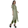 thumbnail image 3 of Moomaya Ensemble Tunique Indienne Haut et Pantalon Manches 3/4 Imprimé Kurta Kurti de Designer pour Femmes, 3 of 6