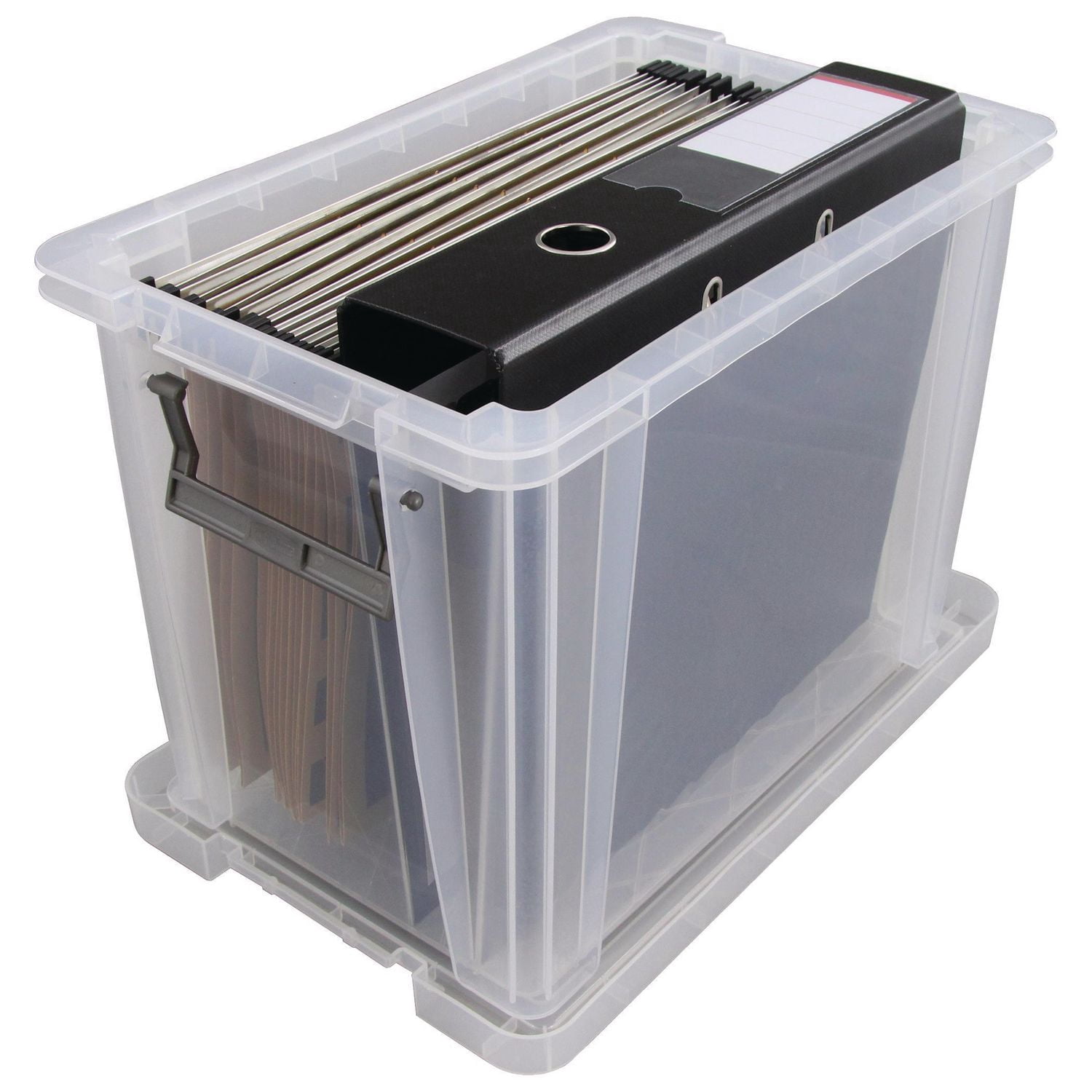Boîte de rangement en plastique Bankers Box Pack Promo 4 ( 2 x 10L + 1 x 18.5L)