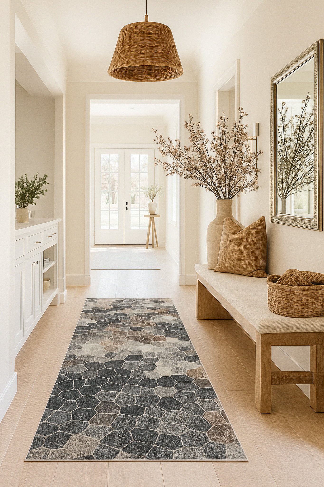 Rug Branch Havana Collection Tapis traditionnel en détresse