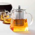 thumbnail image 3 of Glass Teapot With Removable Infuser, High Borosilicate Glass Loose Tea Kettle, Strainer And Lid - Stove Safe (, 3 of 5