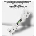thumbnail image 4 of Special Wrench,   Bathroom Wrench Sliver Rust Prevention Electroplated  Stainless Steel Non Deformable  For Washing Machine Taps, 4 of 8