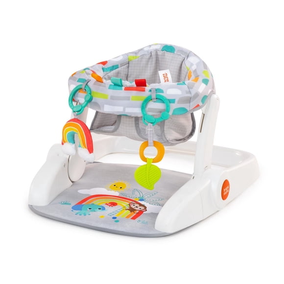 Bright Starts Playful Paradise Learn-to-Sit 2-Position Floor Seat, Age Group 4 - 12 Months or up to 25 lbs