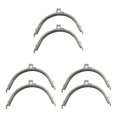 thumbnail image 1 of Maytalsory 2piece Classically Vintage Metal Frame Kiss Clasp Lock Widely Used Sturdy And Durable Made silver 15CM 3Set, 1 of 6