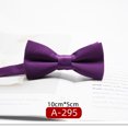 thumbnail image 3 of kurtrusly Grand Application Élégant Mince Nœud Papillon Garçon pour Mariages et Affaires Polyester Doux et Confortable Gris Foncé, 3 of 6