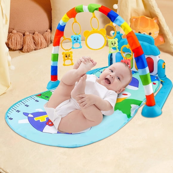 Uscallm Play Mat Piano Activity Mat For And , 5 LinkableToys, Removable Music Gym, 4 Play Modes, Floor Mat For Crawling And Tummy Time, DevelopmentToy