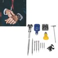 thumbnail image 4 of Kit de Remplacement de la Batterie de Montre, Outils de Réparation de Montre Ouverture Complète Bracelet de Réglage en Alliage Changeant les Batteries de Montre avec Sac de Transport pour Magasin d'Horlogerie, 4 of 8