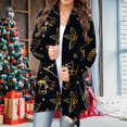 thumbnail image 2 of Cardigan à Manches Longues pour Femmes Tombant Cardigan Ouvert devant avec Poches Casual Duster Léger Cardigan Pull, 2 of 4