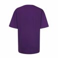 thumbnail image 5 of Yuyuzo Hauts pour Femmes T-Shirts à Manches Courtes T-Shirts à Col Rond T-Shirts Couleur Unie T-Shirts Amples Hauts Blouses, 5 of 5