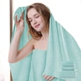 thumbnail image 3 of LSLJS Soft Linen Premium 3 Pc Towel Set 1 Bath Towel 1 Hand Towel 1 Washcloth Cotton Towels for Bathroom Towel Set for Adults-Highly Absorbent and Towel Set, Bath Towels, 3 of 6