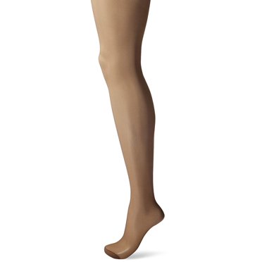 Hanes Womens Silk Reflections Silky Sheer Control Top Reinforced Toe 6-Pack, AB