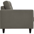 thumbnail image 4 of Modway Empress Left-Facing Upholstered Fabric Loveseat in Granite, 4 of 5