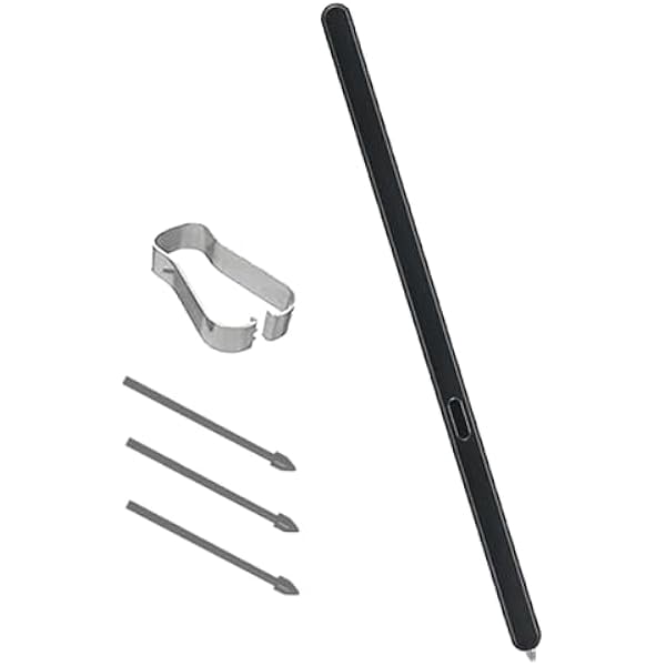 LinQingQ Galaxy Z Fold 6/5 S Pen Fold Edition Compatible with Samsung Galaxy Z Fold 5/6 5G Slim Pen Replacement for Z Fold6 S Pen Fold Edition Stylus Pen with Nibs/Tips(Black)