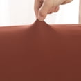 thumbnail image 4 of Solid Color Brushed High Elastic Chair Cover Soft And Comfortable Chair Seat Cover -proof And- Chair Slipcover Suitable For Dining Chair, 4 of 5