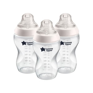 Tommee Tippee Closer to Nature Added Cereal Baby Bottle, 3x11oz Bottles