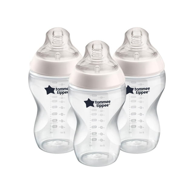 Tommee Tippee Closer to Nature Added Cereal Baby Bottle, 3x11oz Bottles