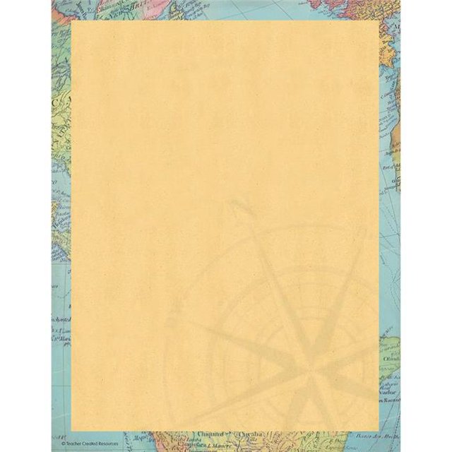 Travel The Map Computer Paper - 6 Each