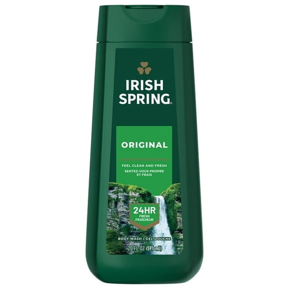 Irish Spring Original Clean Body Wash for Men, 591 mL, 591 mL