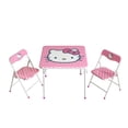 thumbnail image 1 of Hello Kitty Kids Activity Table and Chair Set, 3-Piece Square Table with 2 Folding Chairs, Sanrio Character Design,Furniture Set for Ages 3+, 1 of 8