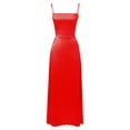 thumbnail image 4 of Puawkoer Robe Formelle pour Femme Robe Formelle Bicolore Tenue de Soirée Col en V Ajourée Longues Robes pour Femmes Robe Formelle pour Invitée de Mariage Design Convenant aux Chandails Quotidiens Qui Cachent, 4 of 5
