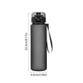 thumbnail image 3 of Bouteille d'Eau de Sport Étanche avec Poignée, Gobelet d'Espace pour Gym, Mise en Forme, Yoga, Exercice, 3 of 6