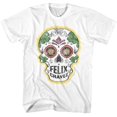 thumbnail image 1 of Rocky Felix Chavez Skull White Adult T-Shirt 3Xl, 1 of 2