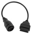 thumbnail image 2 of Cable Diagnostic Tool, Practical 14 Pin To 16 Pin Diagnostic Cable, Convenient Diagnostic Cable,  Black Plastic for Car, 2 of 7