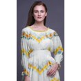 thumbnail image 5 of Bimba Tie-Dye Women Cotton Smocked Boho Renaissance Long Ruffle MaxiDress-XX-Large, 5 of 5