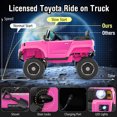thumbnail image 4 of Costway 24V 2 Seater Ride on Car for Kids Licensed Toyota LC250 Ride on Truck with Remote, 4 of 10