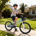 thumbnail image 4 of Costway 20" Kids Bike with Hand & Coaster Brakes, Adjustable Seat & Handlebar, Kickstand Blue, 4 of 9