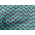 thumbnail image 4 of oneOone Tissu en Coton Cambric Chevron Ikat Imprimé 1 Yard 56 Pouces de Large, 4 of 4