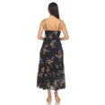 thumbnail image 3 of White Mark Women's V-Neck Floral Print Maxi Dress, 3 of 6