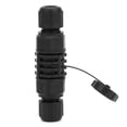 thumbnail image 1 of LHCER RJ45 Connecteur Ethernet Étanche et Anti-Poussière Adaptateur RJ45 Noir Extérieur 8 Broches Coupleur Fil à Fil IP67, RJ45, Connecteur Ethernet, 1 of 8