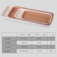 thumbnail image 4 of Indoor Outdoor Flower Pot Plant Saucer Drip Trays Resin Rectangle Plate, 4 of 7