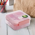 thumbnail image 1 of Yhmxh Lunch Box for Kids Kitchen Gadgets Portable Double Layer Lunch Box Divided Into Compartments Bento Box Picnic Salad Box Portable Office Lunch Box Student Lunch Box Lunch Containers, 1 of 5