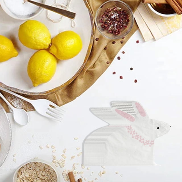 Penkiiy Easter Cups and Napkins Easter Disposable Dinnerware ,Easter Abnormity Irregular Paper Cup Paper Towels Party Decoration Easter Disposable Tableware Set