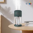 thumbnail image 4 of Danhjin Double Spray Humidifier Portable Humidifiers For Bedroom, Cool Mist Humidifiers For Home Baby Nursery & Plants, Quiet Top Humidifier Lasts Up To6 Hours, Auto Shut-Off, 4 of 7