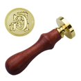 thumbnail image 1 of WIFKLSIIPG Alphabet Initial Sealing Stamp Wax Letter Seal Invitations Classic Retro Office & Stationery, 1 of 1