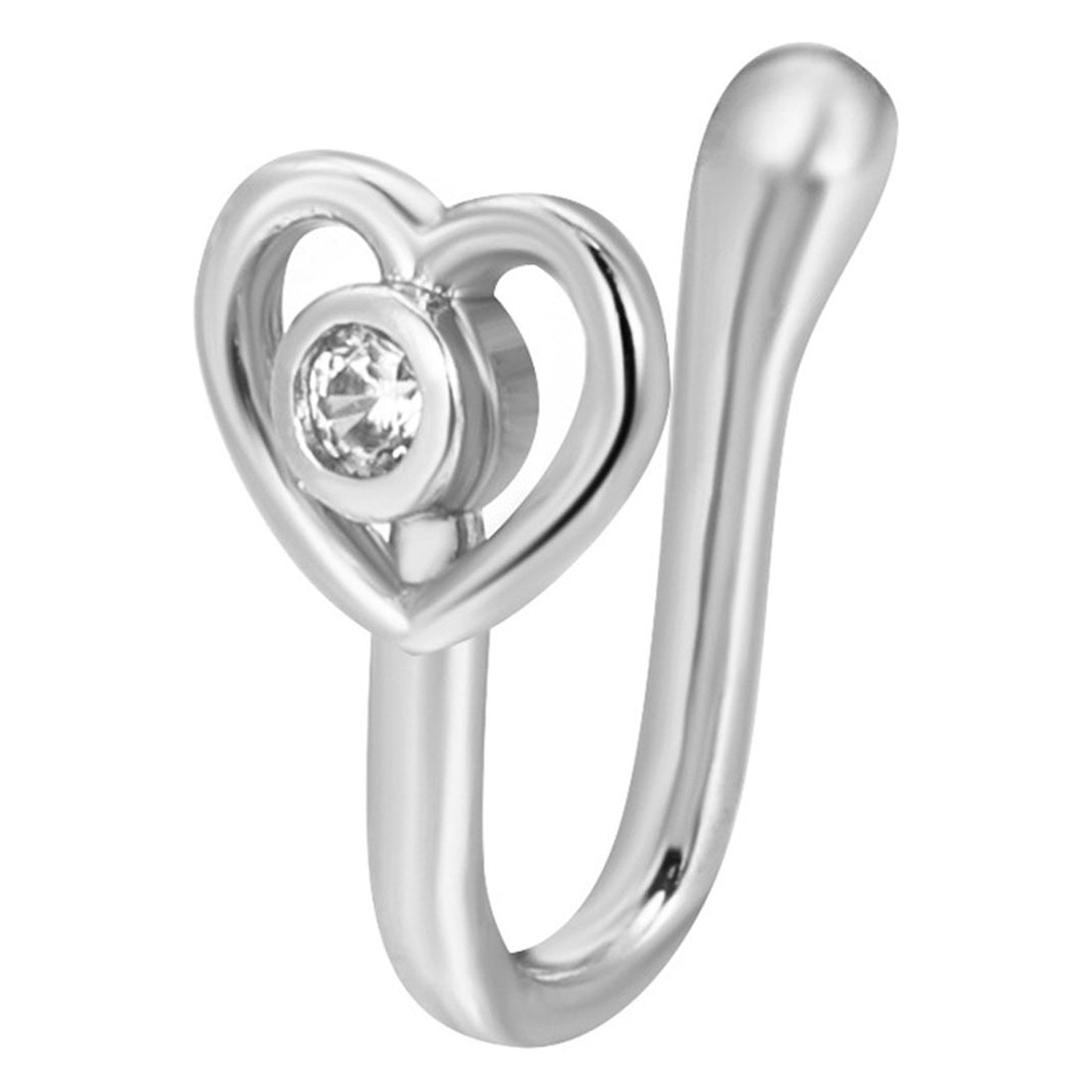 Anneaux de Nez à Clip pour Femmes Anneau de Nez Non Percé Manchette de Nez Ajustable