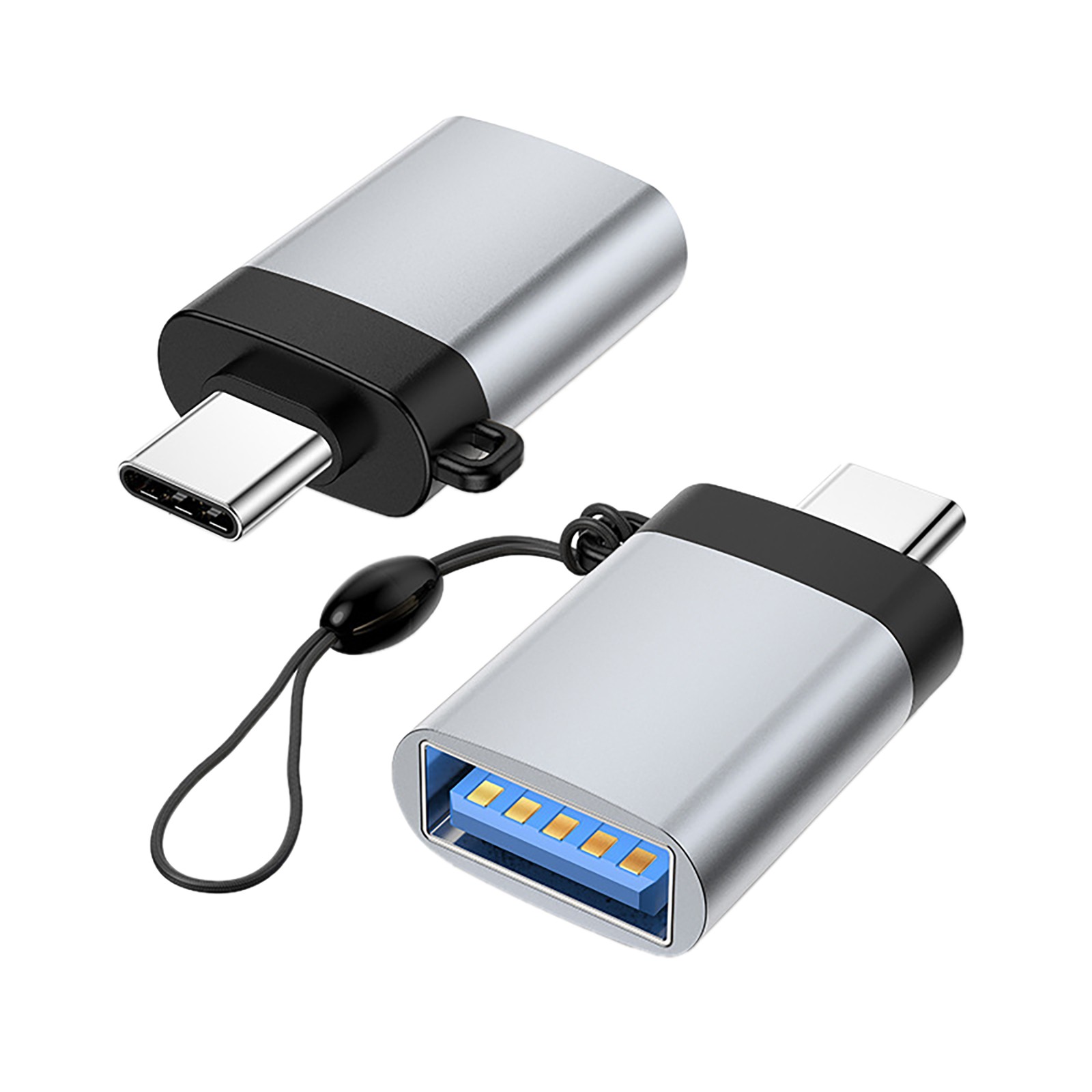 Adaptateur Type-c vers USB 3.0 en Aluminium, Adaptateur OTG Petit et Portable