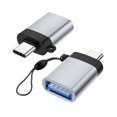 thumbnail image 1 of Adaptateur Type-c vers USB 3.0 en Aluminium, Adaptateur OTG Petit et Portable, 1 of 1