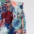 thumbnail image 2 of Short de Plage Décontracté en Coton et Lin à Cordon Style Ethnique Floral Orange m, 2 of 4