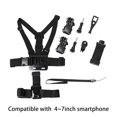thumbnail image 3 of Kit de Harnais de Poitrine Universel pour Téléphone Intelligent avec Sangle Réglable pour Vlogging et Activités Extérieures, 3 of 4