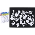 thumbnail image 1 of 20PCS Foam Sticker Ghost DIY Self Adhesive EVA Sticker Foam Shape for Halloween, 1 of 7