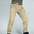 thumbnail image 4 of cllios Pantalon Tactique pour Homme Extérieur Anti-Déchirure Léger Imperméable Pantalon de Travail Militaire Cargo de Travail Randonnée pour Homme Multi-Poches, 4 of 9